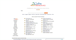 Desktop Screenshot of cubawebdirectory.com
